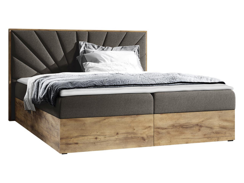 Łóżko kontynentalne Wood VII 180x200, 1136013