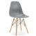 Inny kolor wybarwienia: Krzesło skandynawskie do jadalni nowoczesne ENZO szare