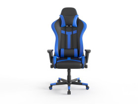 fotel gamingowy niebiesko-czarny Velo