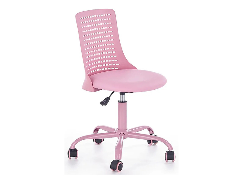 krzesło obrotowe Oma różowy, 1139244