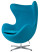 Inny kolor wybarwienia: Fotel EGG CLASSIC ciemny turkus.16 - wełna