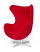 Inny kolor wybarwienia: Fotel EGG CLASSIC czerwony.17 - wełna