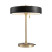 Produkt: Lampa stołowa ARTDECO czarno - złota stojąca