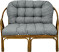 Inny kolor wybarwienia: Poduszka na sofę rattanową ATHENA 553