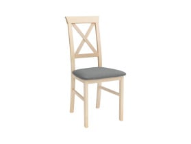 krzesło Alla 3 tapicerowane ciemnoszare