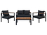Produkt: zestaw mebli ogrodowych Idaho ławka stolik + 2 krzesła z poduszkami
