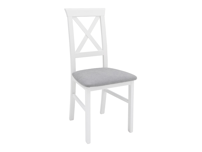 krzesło Alla 3 tapicerowane szare, 1150130
