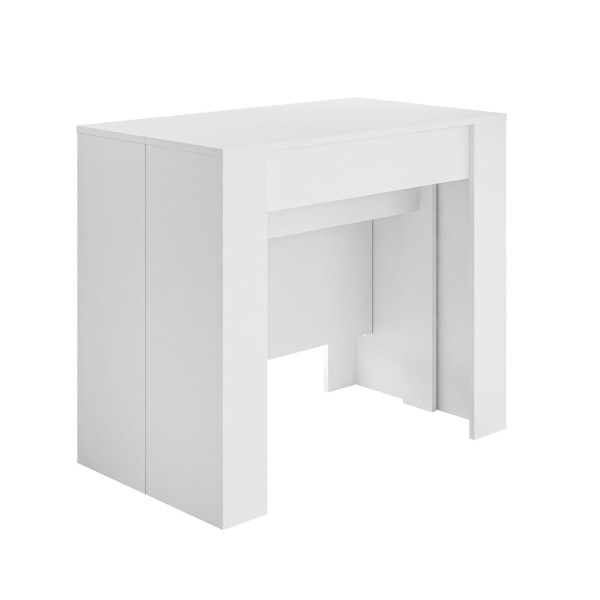 Stół konsola rozkładana FUERRO 237 biały mat, 1154587