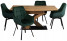 Produkt: Zestaw Stół Rozkładany z 4 Krzesłami 360 Welur Salon