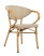 Produkt: Krzesło BISTRO PARIS ARM jasnobrązowe rattan
