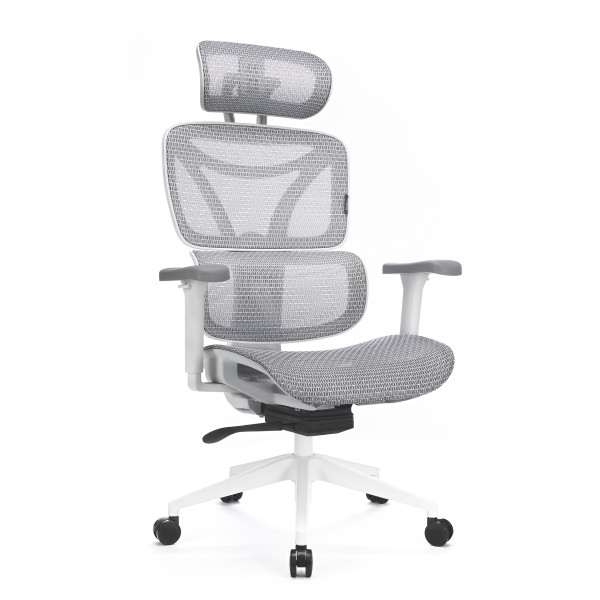 LEVANO SYSTEM Fotel ergonomiczny Control Series Biały, 1158238