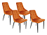 Inny kolor wybarwienia: zestaw 4 krzeseł Alvar pomarańczowe