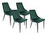 Inny kolor wybarwienia: zestaw 4 krzeseł Alvar zielone