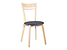 Produkt: krzesło drewniane Keita do jadalni welur szary