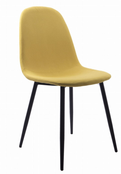 Krzesło DART - żółte / nogi czarne x 1, 1169726