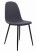 Inny kolor wybarwienia: Krzesło DART - ciemno-szare / nogi czarne x 1