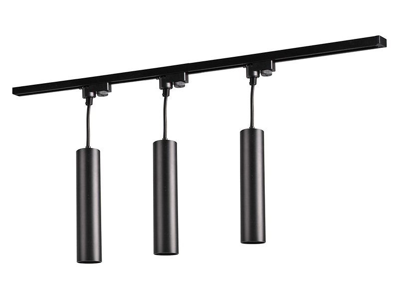 lampa szynowa Maribel 3-punktowa 125cm aluminiowa czarna, 1180930