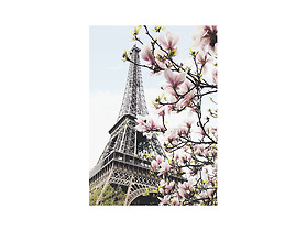 plakat Wiosenna Wieża Eiffela