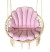 Inny kolor wybarwienia: Huśtawka z poduszkami w kształcie muszli różowy + biały - Ka