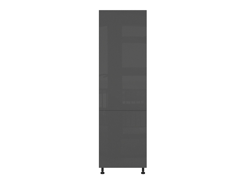 szafka kuchenna wysoka Tapo Specjal 60 cm lewa z szufladam antracyt ecru, 1185341
