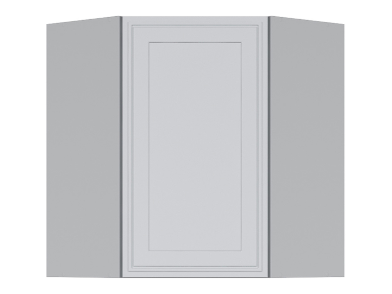 szafka kuchenna górna Verdi 60 cm narożna lewa jasny szary mat, 1187917