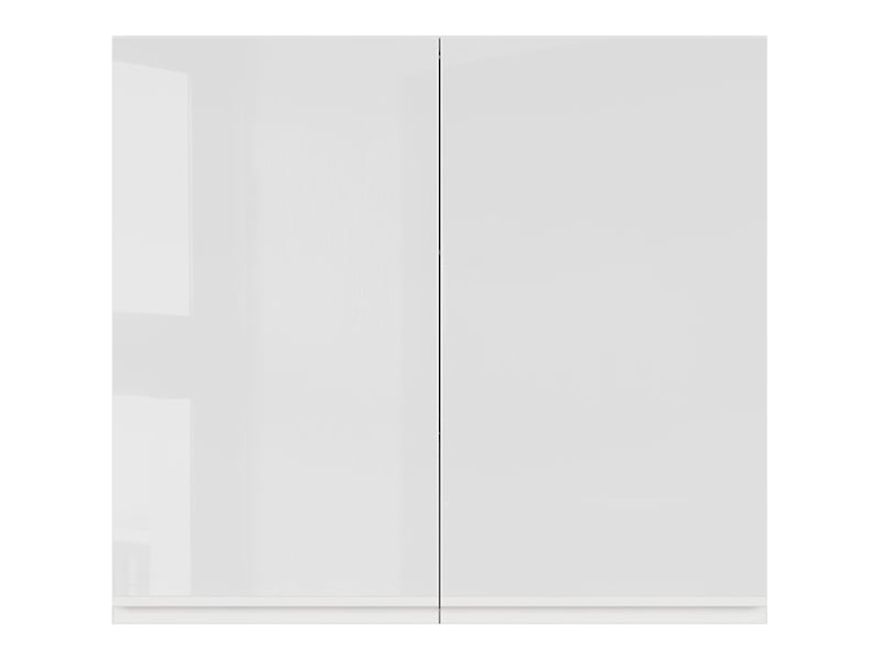 szafka kuchenna górna Sole 80 cm dwudrzwiowa biały połysk, 1188455