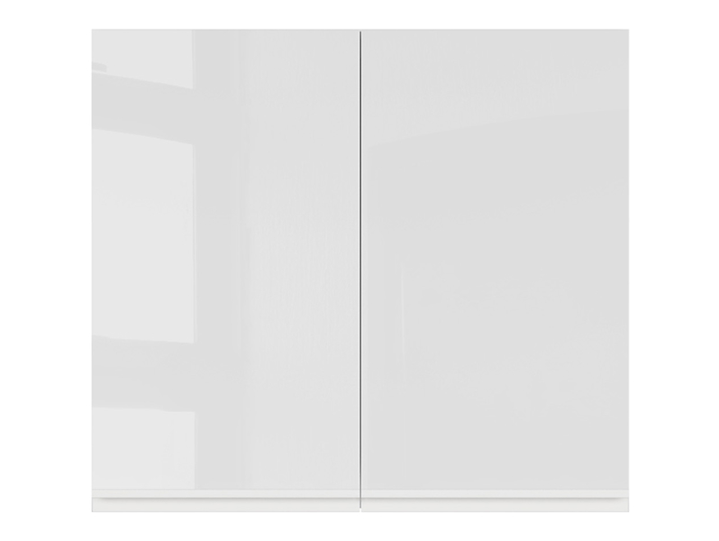 szafka kuchenna górna Sole 80 cm z ociekarką dwudrzwiowa biały połysk, 1188470