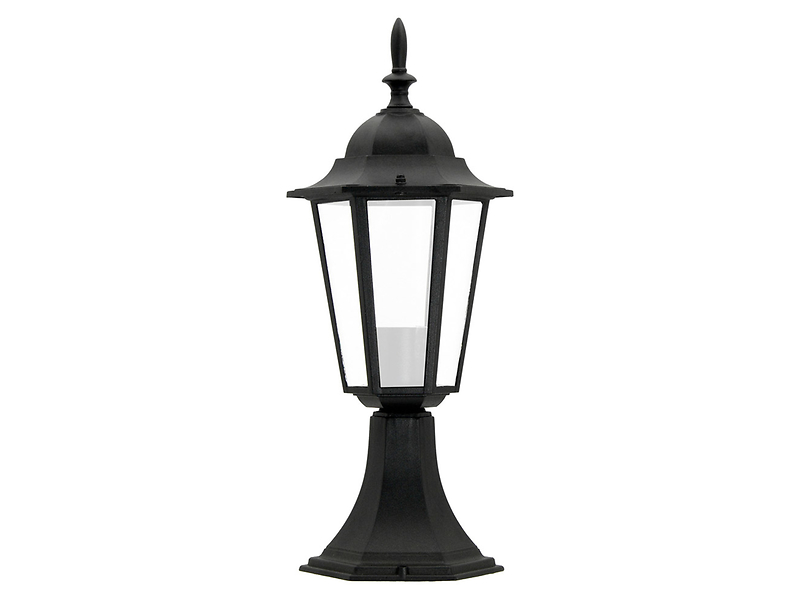 lampa stojąca ogrodowa Liguria 42,5cm aluminiowa czarna, 1194264