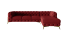 Inny kolor wybarwienia: Ropez Chelsea Bis narożnik 323x200 prawy welur bordowy