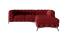 Inny kolor wybarwienia: Ropez Chelsea Bis narożnik 262x200 prawy welur bordowy