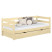 Inny kolor wybarwienia: Drewniane łóżko sofa z szufladą N01 120x190