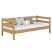 Inny kolor wybarwienia: Dębowe łóżko sofa N01 90x190