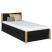 Inny kolor wybarwienia: Drewniane łóżko pojedyncze z szufladą N02 100x200