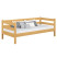 Inny kolor wybarwienia: Drewniane łóżko sofa N01 80x190