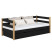 Inny kolor wybarwienia: Drewniane łóżko sofa z szufladą N01 80x200