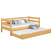 Inny kolor wybarwienia: Drewniane łóżko sofa z szufladą na materac N01 90x200