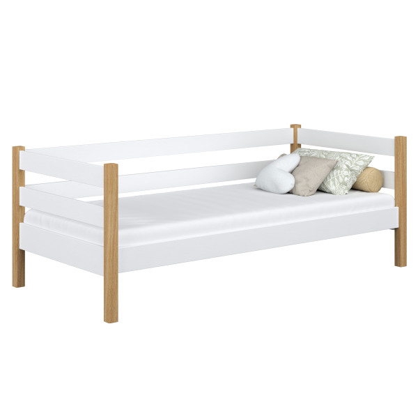 Drewniane łóżko sofa N01 80x180, 1203410
