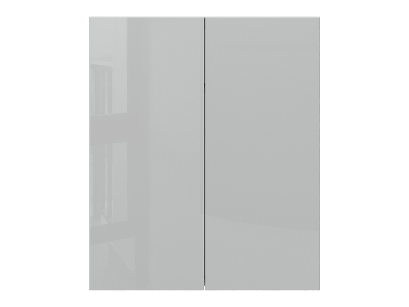 szafka kuchenna górna Top Line 80 cm z ociekarką dwudrzwiowa szary połysk, 1204777