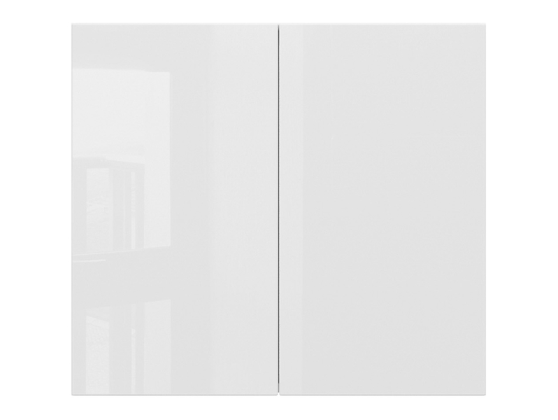 szafka kuchenna górna Top Line 80 cm z ociekarką dwudrzwiowa biały połysk, 1207591