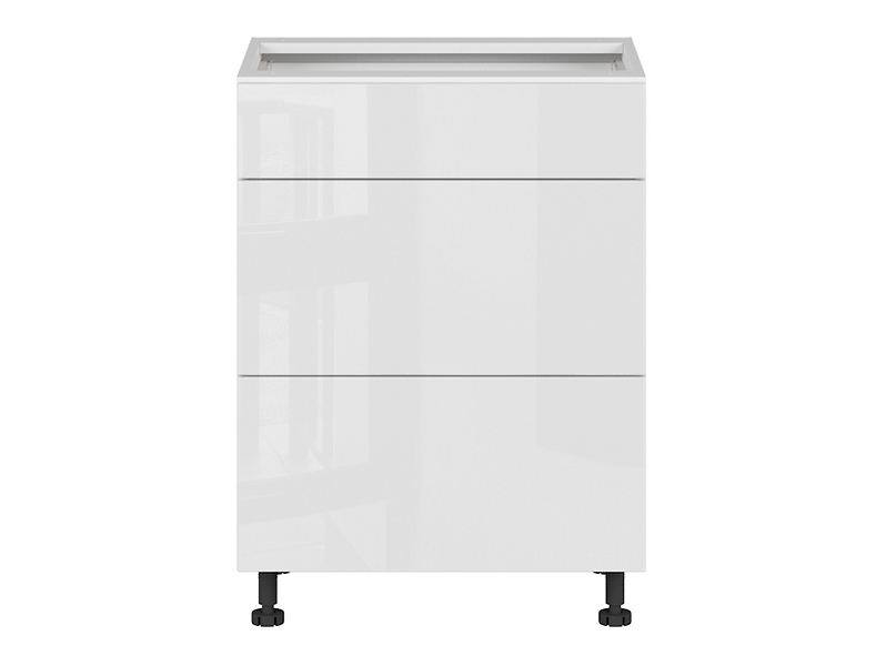 szafka kuchenna dolna Top Line 60 cm z szufladami biały połysk, 1208421