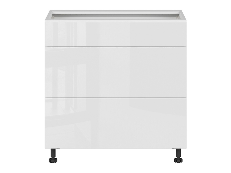 szafka kuchenna dolna Top Line 80 cm z szufladami biały połysk, 1208427