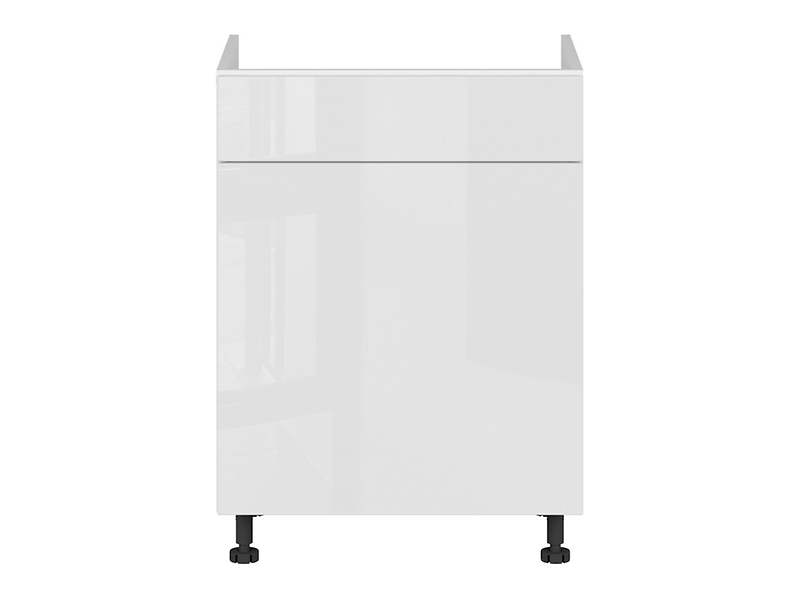 szafka kuchenna pod zlewozmywak Top Line  60 cm z szufladą cichy domyk biały połysk, 1208460