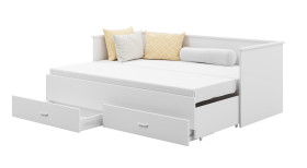 Łóżko HELIOS 200x160 białe rozkładane