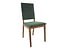 Inny kolor wybarwienia: krzesło tapicerowane Forn zielone/dąb stirling