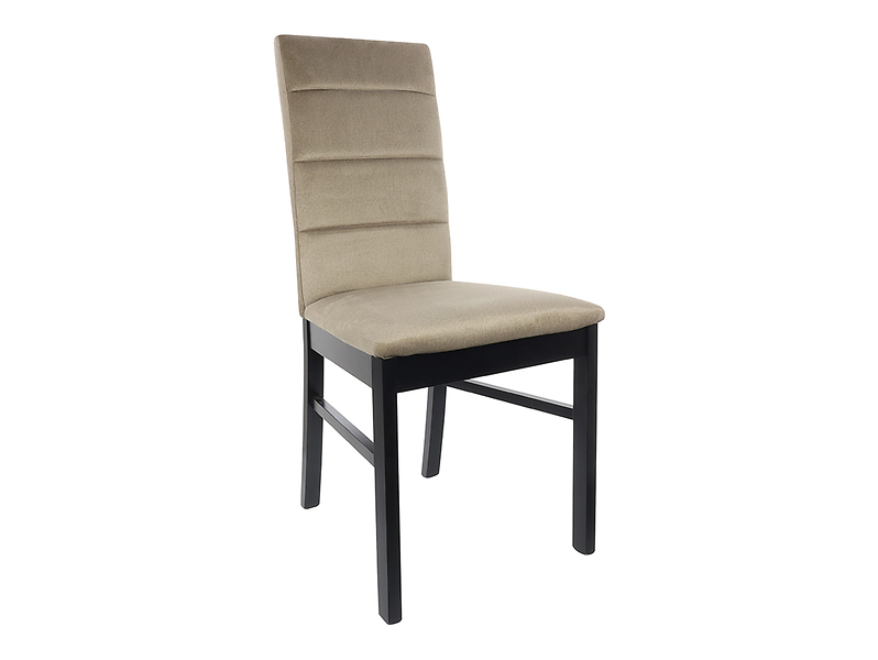 krzesło tapicerowane Ostia welurowe beżowe, 1234288