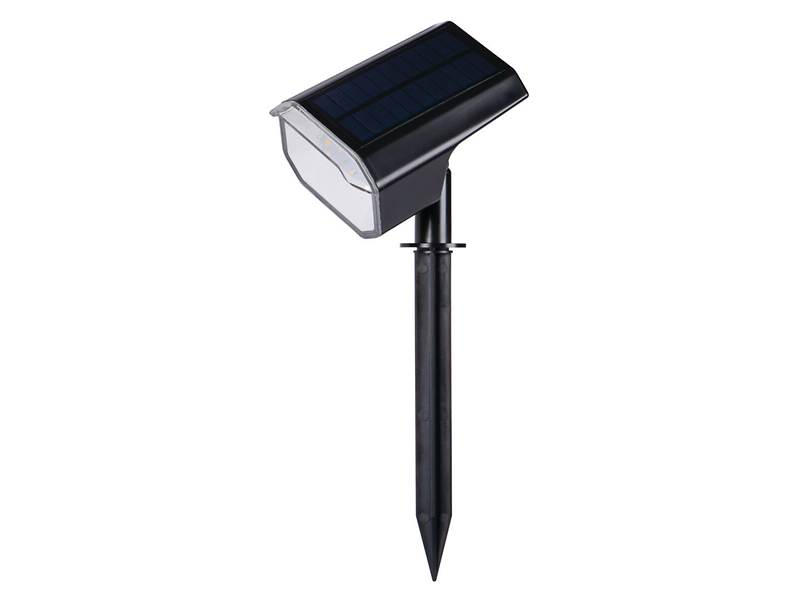 lampa solarna KB SLR LED z tworzywa sztucznego czarna, 1234514