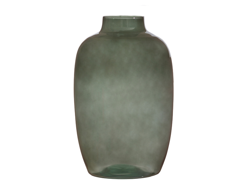 wazon szklany 30 cm zielony, 1236038