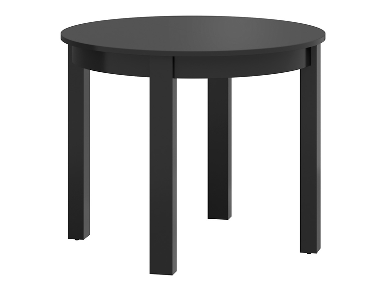 stół rozkładany Bernardin okrągły czarny, 1240958