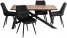 Produkt: Zestaw Stół Rozkładany 4 Krzesłami Welur Salon Jadalnii