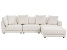 Produkt: Sofa 3-osobowa z otomaną tapicerowana złamana biel